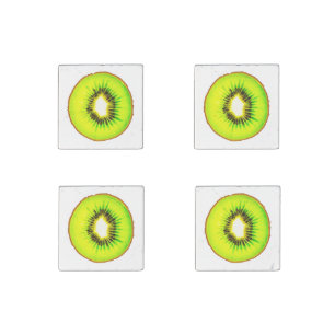 Kiwi Pattern Stone Magnet