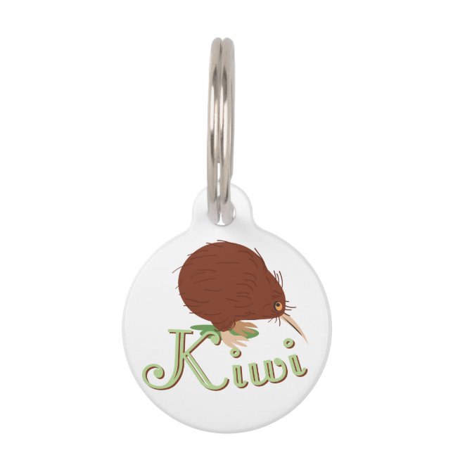 Kiwi Pet ID Tag (Front)