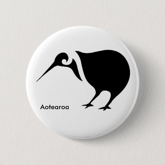 Kiwi Pinback Button (Front)
