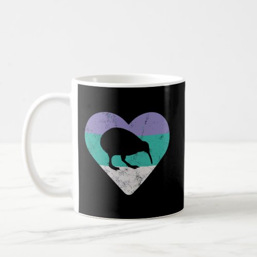 Kiwi Retro Bird Gift For Women Or Girls Coffee Mug