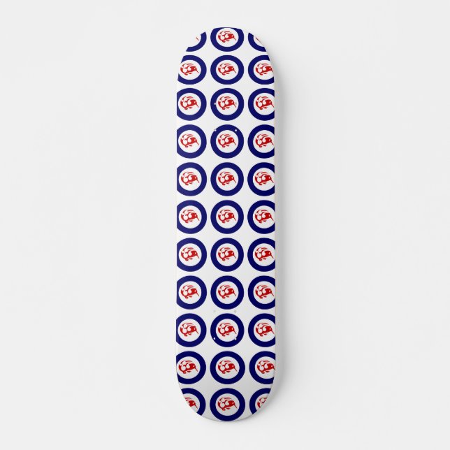 Kiwi Roundel Skateboard Deck (Front)