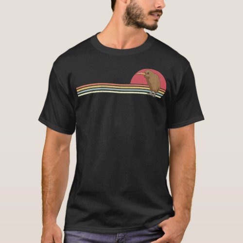 Kiwi Shirt Retro Style Kiwi T_Shirt
