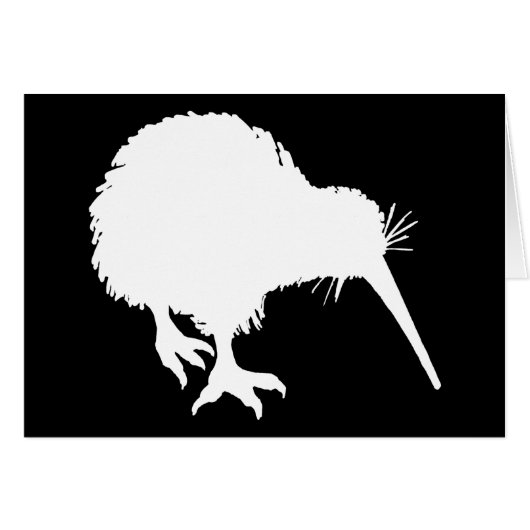 Kiwi Silhouette Cards (Front Horizontal)