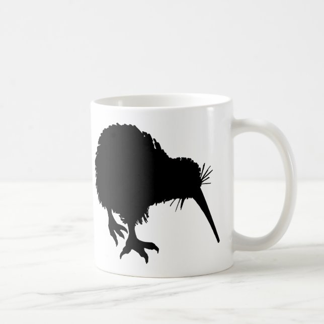 Kiwi Silhouette Coffee Mug (Right)