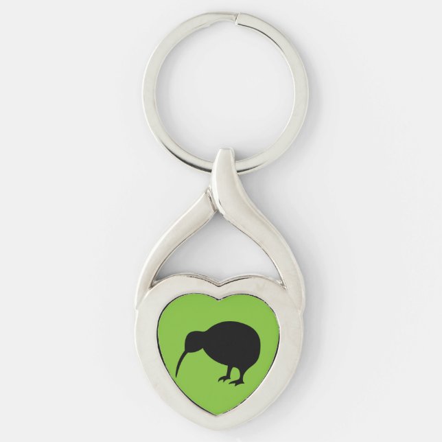 KIWI silhouette Keychain (Front)