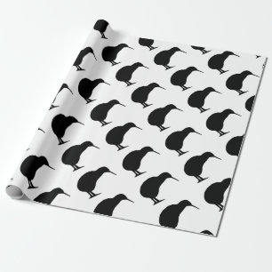 Kiwi Silhouette Wrapping Paper