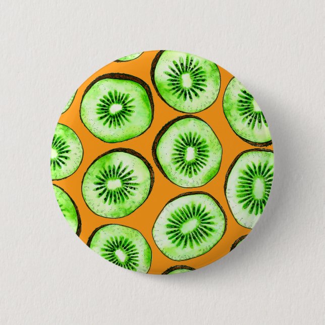 Kiwi slices button (Front)