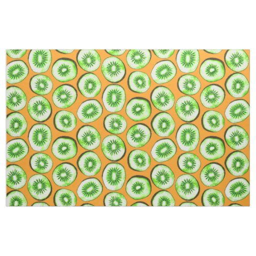 Kiwi slices fabric