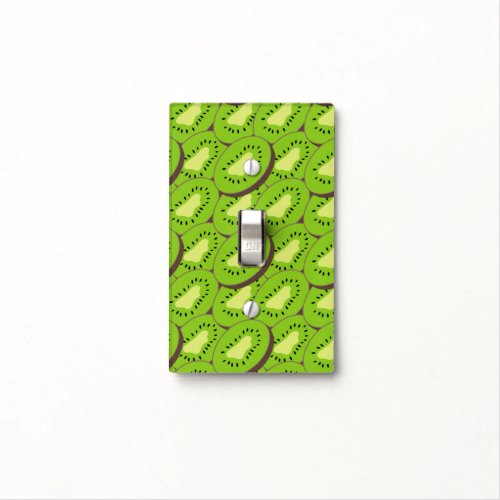 Kiwi Slices Fruit Lover Natural Green Food Art Light Switch Cover