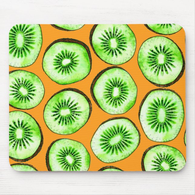 Kiwi slices mouse pad (Front)