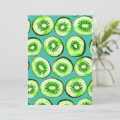 Kiwi slices on turquoise (Standing Front)