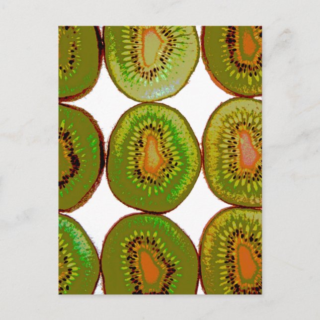 Kiwi slices postcard (Front)
