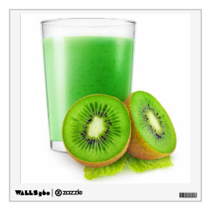 Kiwi smoothie wall sticker