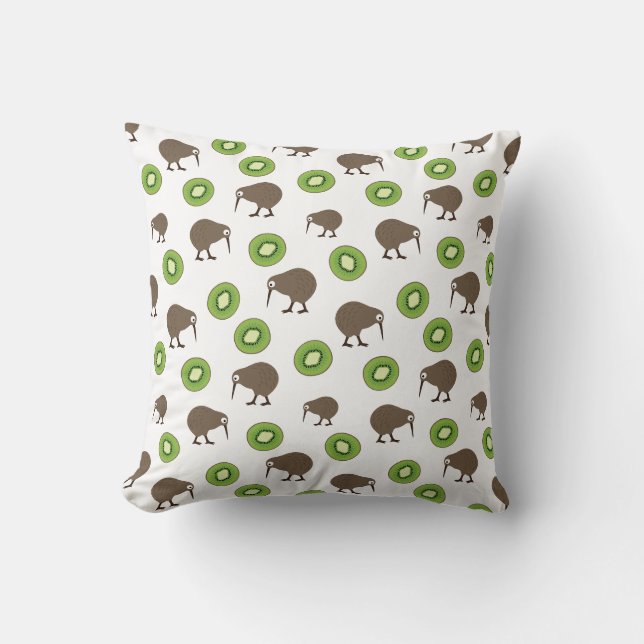 Kiwi Throw Pillow (Front)