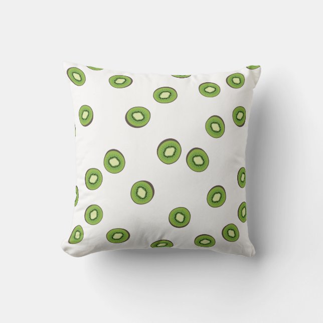 Kiwi Throw Pillow (Front)