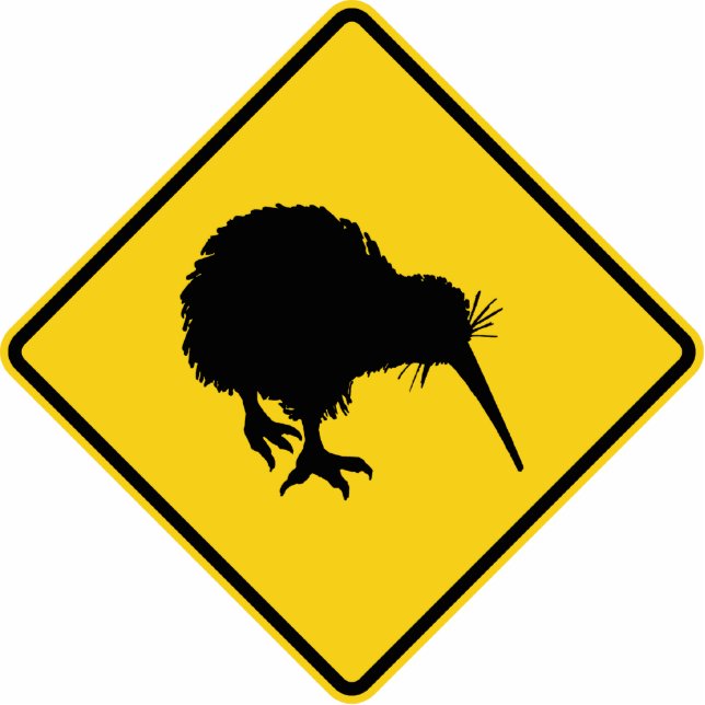 Kiwi Warning Statuette (Front)