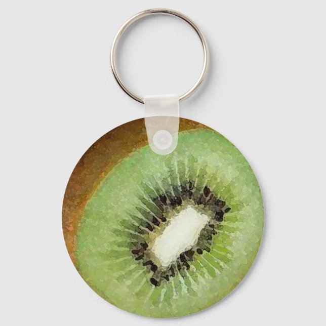 Kiwi Watercolor - Key Chain (Front)