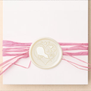 Kiwi Wedding Seals, New Zealand Engagement Wax Seal Sticker