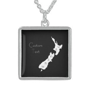 KIWI WHĀNAU FAMILY FRIEND KEEPSAKE NZ TE REO MĀORI STERLING SILVER NECKLACE