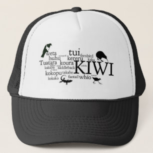 Kiwiana hat - iconic New Zealand animals