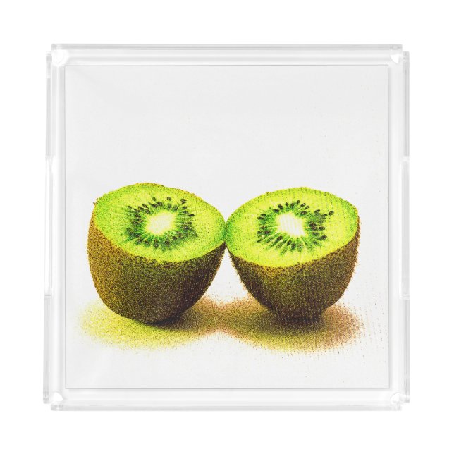 "Kiwifruit" Cute Photo. Buy Now Acrylic Tray (Front)
