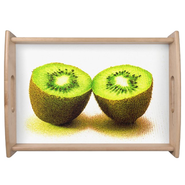 "Kiwifruit" Cute Photo. Buy Now Serving Tray (Front)
