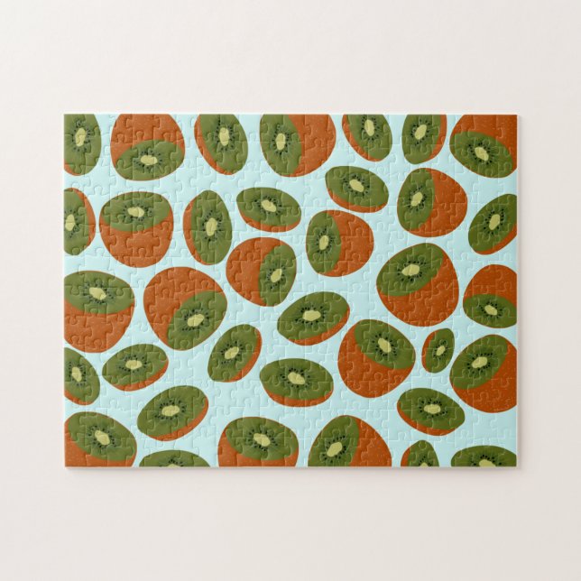 Kiwifruit Pattern Jigsaw Puzzle (Horizontal)