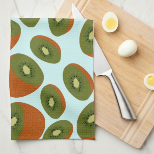 Kiwifruit Pattern Kitchen Towel