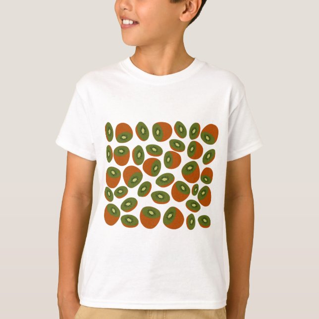 Kiwifruit Pattern T-Shirt (Front)