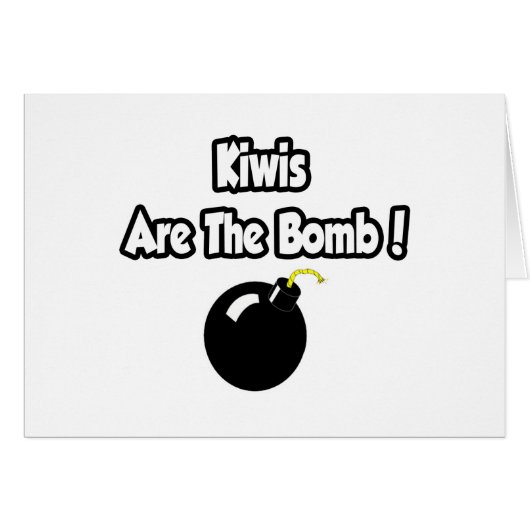 Kiwis Are The Bomb! Cards (Front Horizontal)