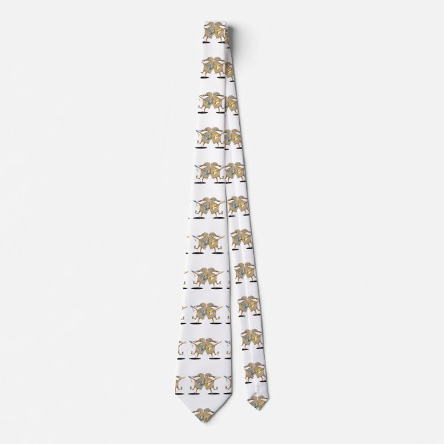 Kiwis Guitar Battle Neck Tie (Front)