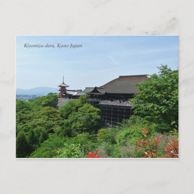 Kiyomizu-dera Temple Kyoto Japan Postcard (Front)