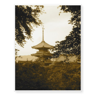 Kiyomizudera Temporary Tattoos