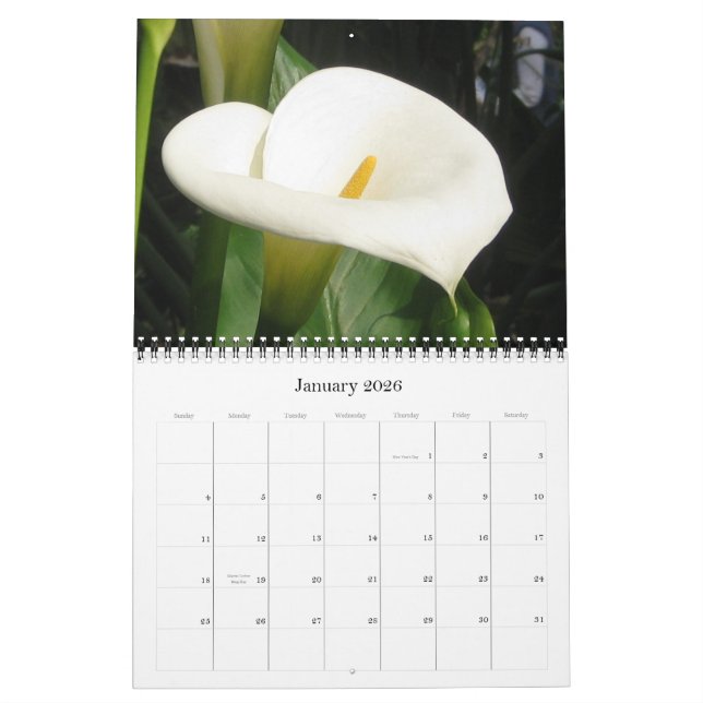 Kiyoshi's Gallery 2012 Flora Calendar (Jan 2026)