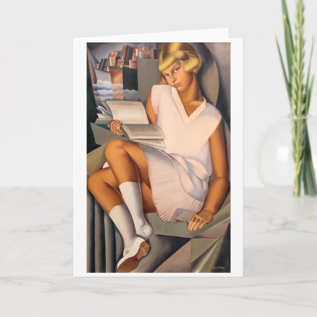 Kizette en Rose | Tamara de Lempicka | Card (Front)