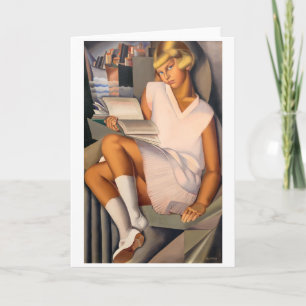 Kizette en Rose   Tamara de Lempicka   Card