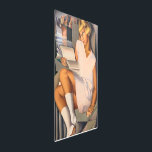 Kizette en Rose | Tamara de Lempicka | Metal Print<br><div class="desc">Kizette en Rose is a 1926 painting by Tamara de Lempicka.</div>