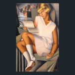 Kizette en Rose | Tamara de Lempicka | Photo Print<br><div class="desc">Kizette en Rose is a 1926 painting by Tamara de Lempicka.</div>