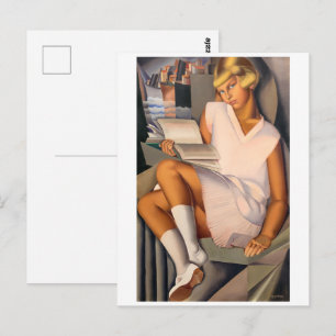 Kizette en Rose Tamara de Lempicka Postcard