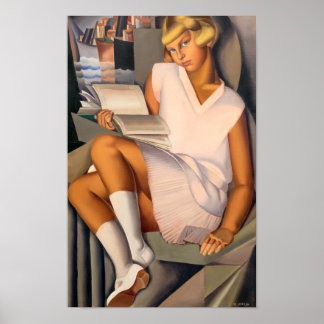 Kizette en Rose | Tamara de Lempicka | Poster