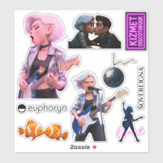Kizmet Collection: Official MV Kiss-cut Sticker