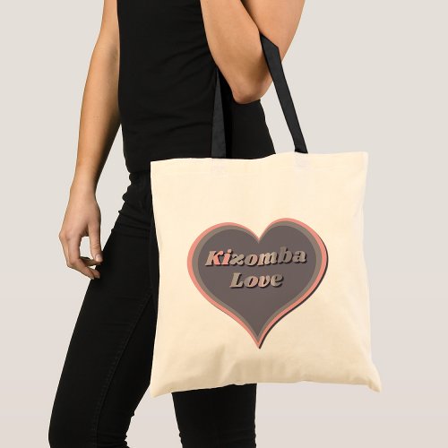 Kizomba Love Heart  Tote Bag