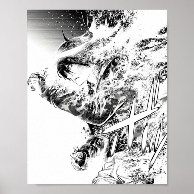 Kizumonogatari Manga Poster (Front)