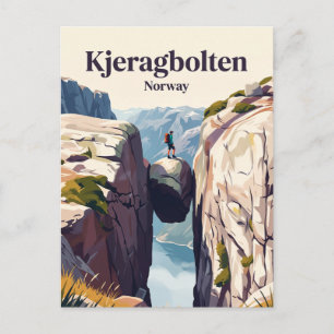 Kjeragbolten Norway Postcard