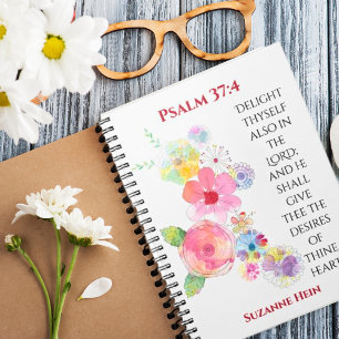 KJV Psalm Floral Woman's Devotional Bible Journal