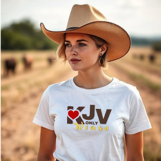 KJV Woman - Red Heart T-Shirt