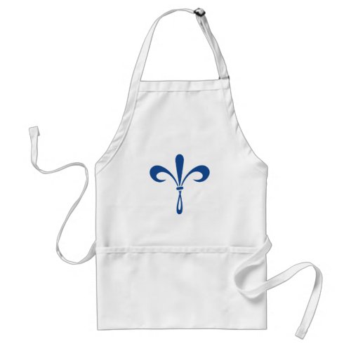 KKG Fleur de Lis Deep Blue Adult Apron