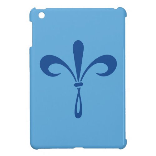 KKG Fleur de Lis Deep Blue Case For The iPad Mini