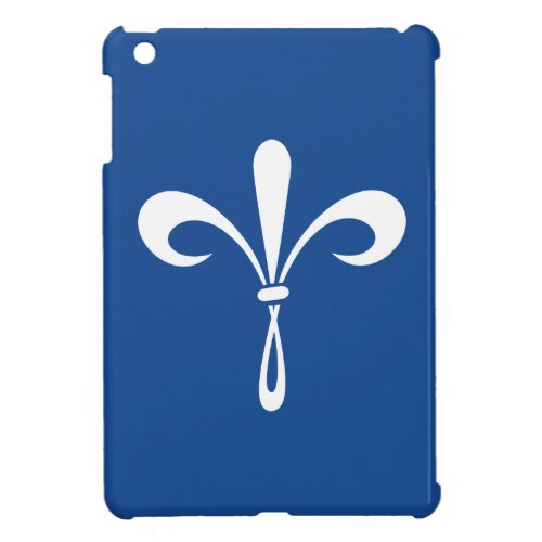 KKG Fleur de Lis Deep Blue Cover For The iPad Mini