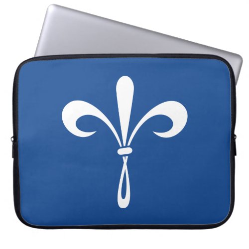 KKG Fleur de Lis Deep Blue Laptop Sleeve